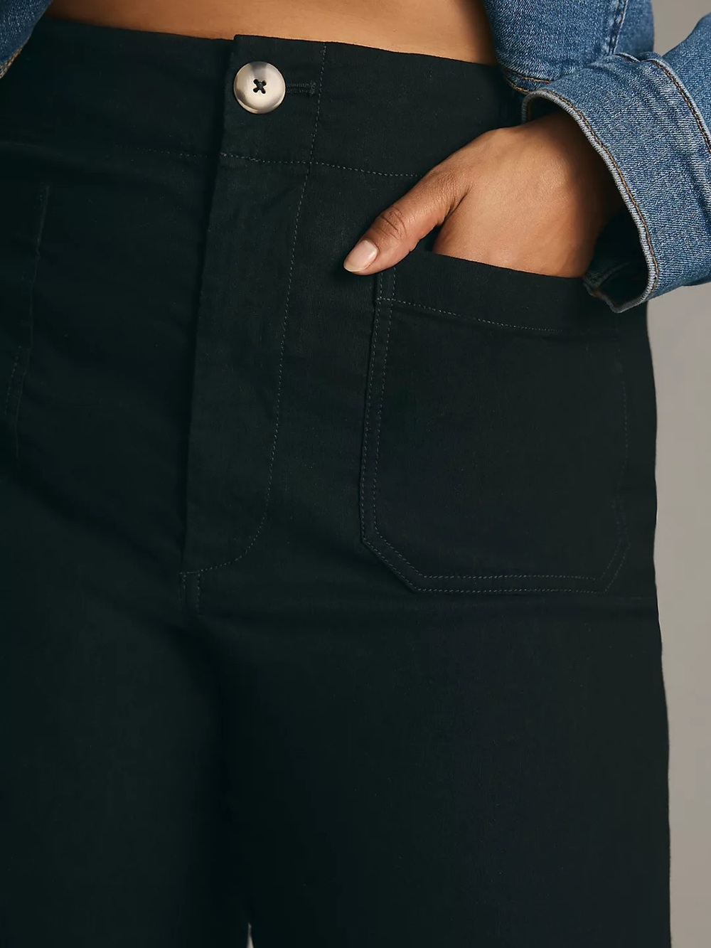 Maeve Anthropologie The Colette Black Wide-Leg Full-Length Pant | Women’s 20W - Picture 16 of 16